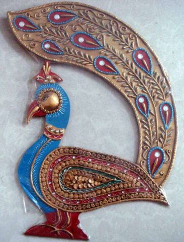 Peacock wall hanging, renu jindal